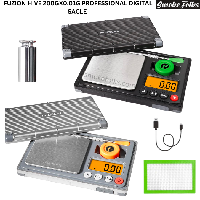Fuzion Hive 200g x 0.01g Professional Digital Pocket Scale