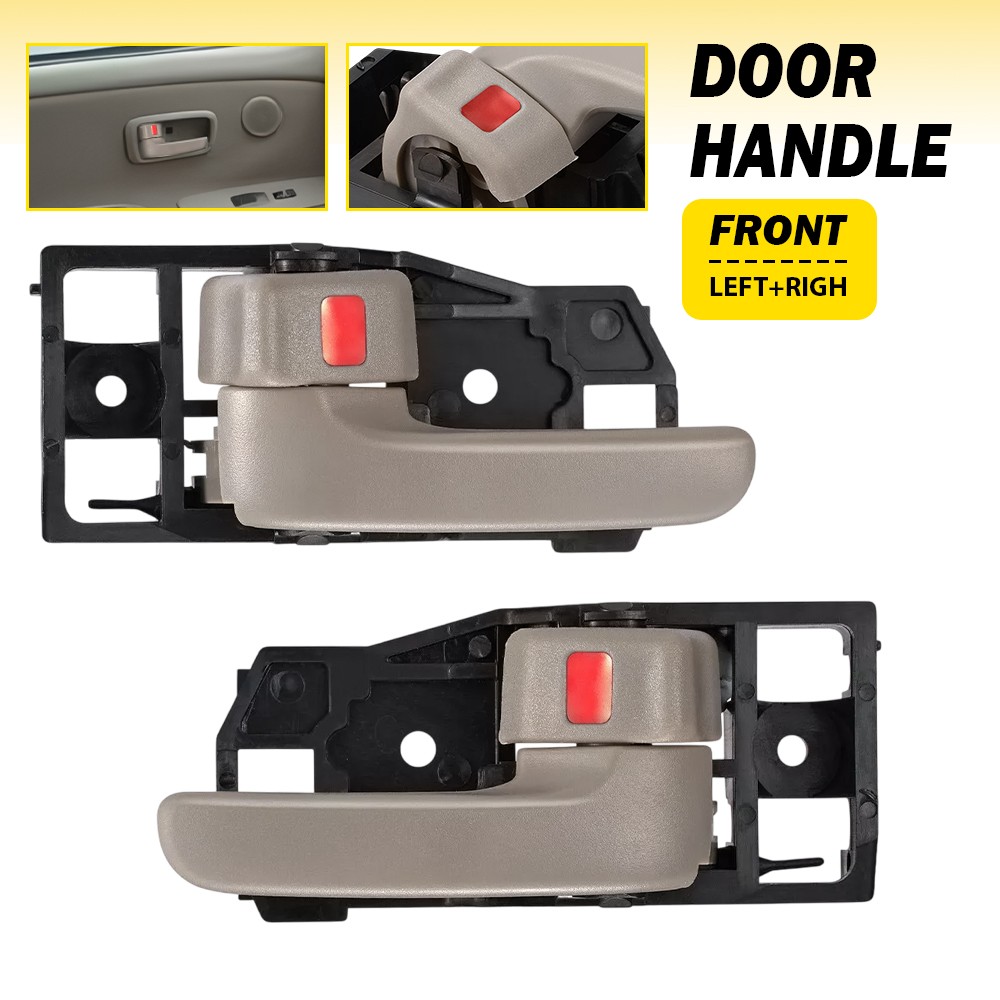 Interior Beige Door Front Handle Left Right Side For 2000-2006 Toyota Tundra