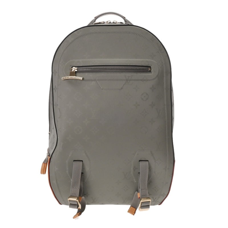 Louis Vuitton Monogram Titanium GM Backpack Grey Canvas Daypack for Men M43881