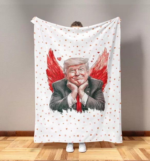 Trump Lovers Blanket, Trump 2024, Make America Great Again Fleece Blanket 2024
