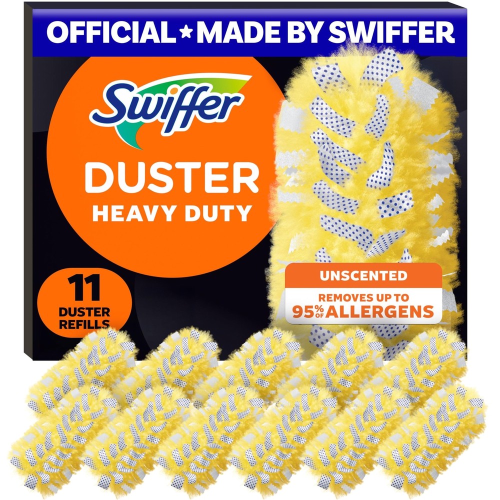 Swiffer Dusters Heavy Duty Multi-Surface Duster Refills for Cleaning, Unscented