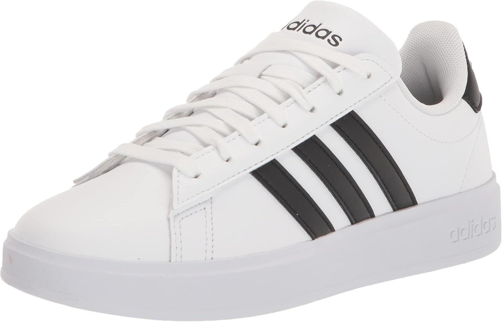 adidas Women's Grand Court 2.0 White Black Tennis Shoes Size 8.5