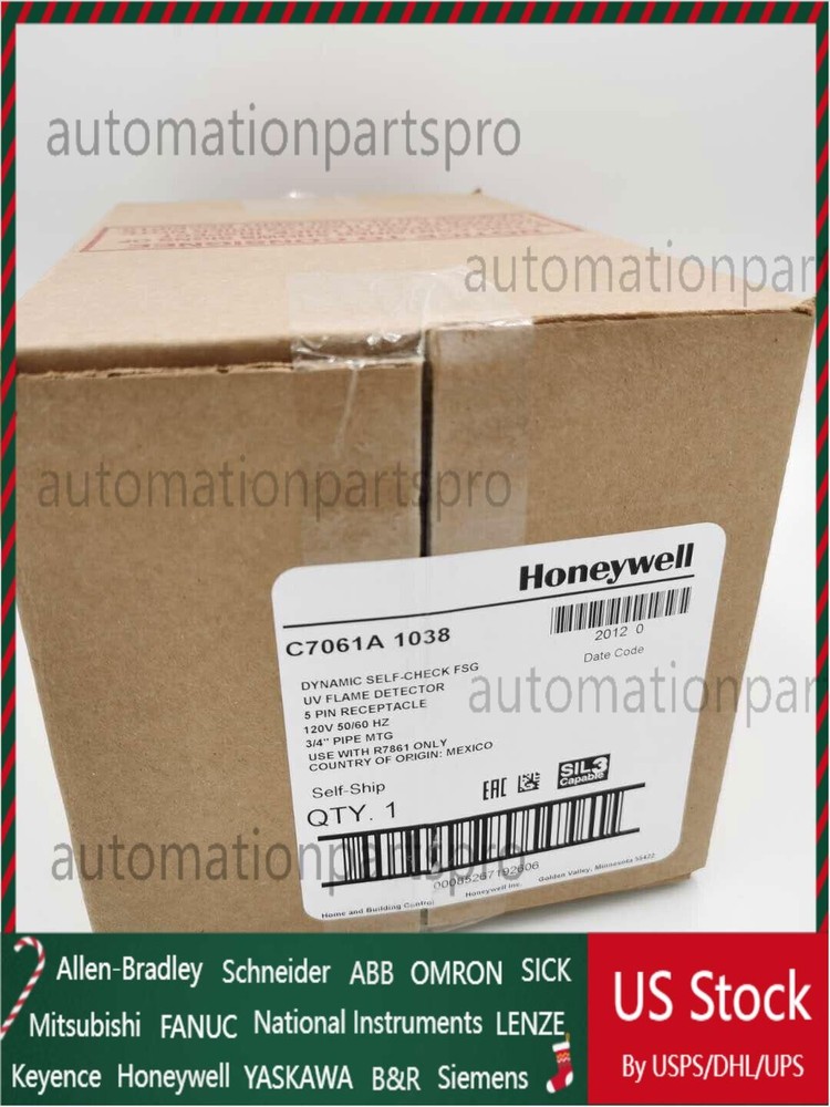 New Honeywell C7061A 1038 UV Flame Detector Fast Shipping C7061A1038