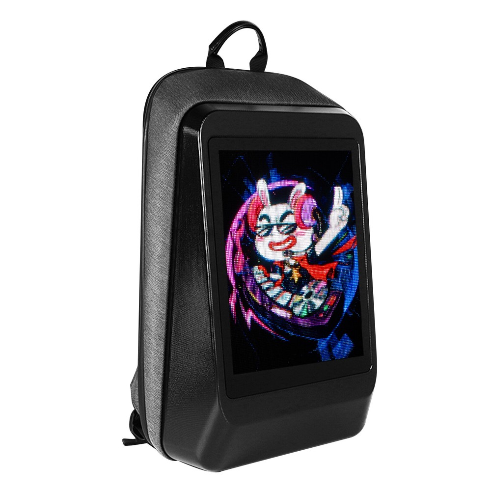 WIFI Smart LED Backpack Dynamic Display Colorful Advertising Showing Move Bag