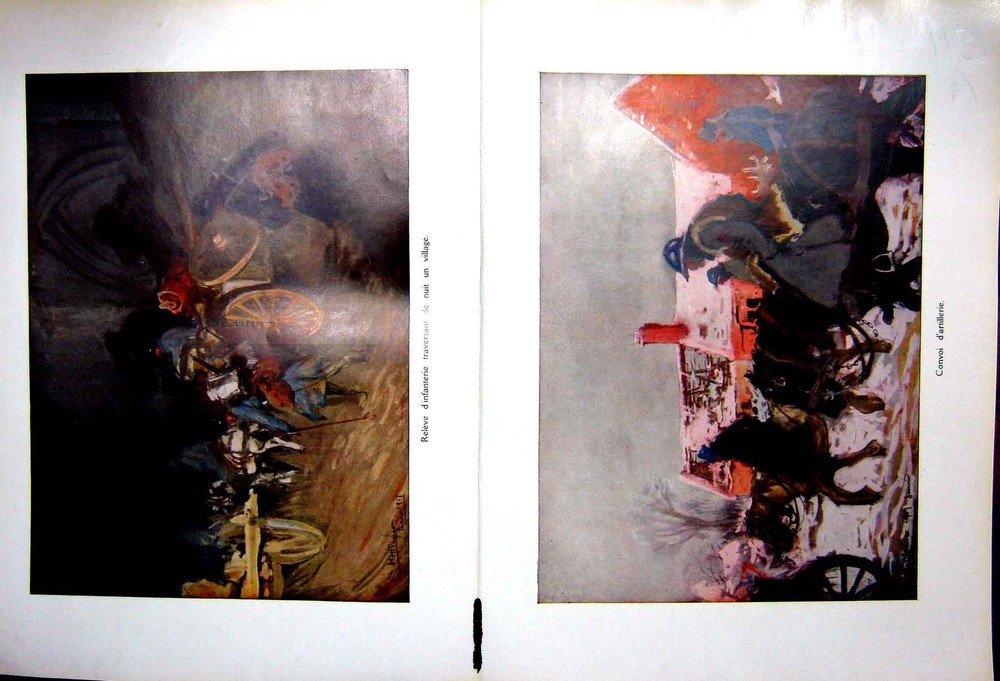 Old Vintage Print Infantry Artillery Ww1 Somme Maricourt War French 1927