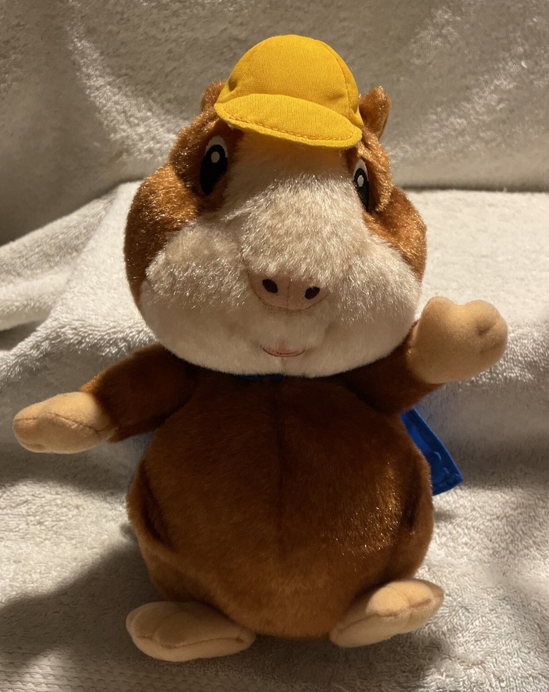2008 Mattel Fisher Price Wonder Pets 9” Lenny Guinea Pig Plush w/blue cape