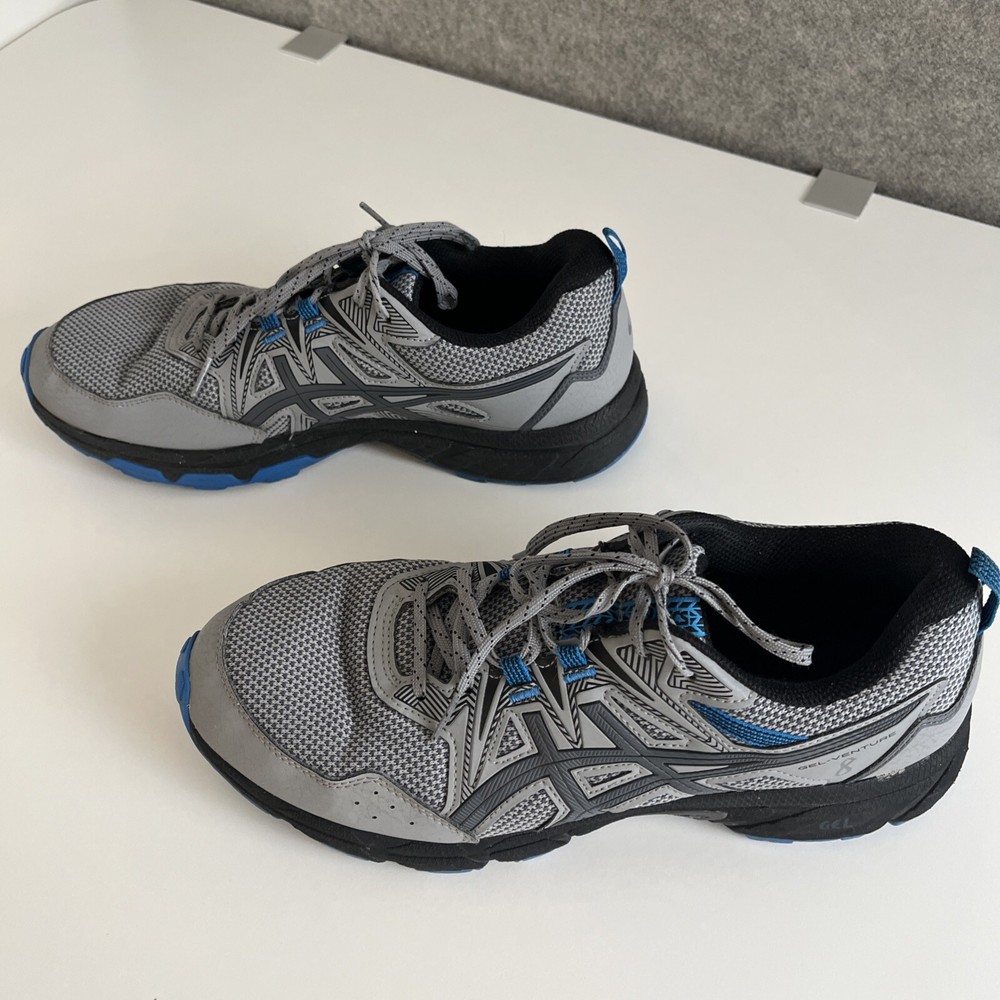 Asics Mens Gel Venture 8 Mens 10.5 Running Shoes Sneakers 1011A824 Grey