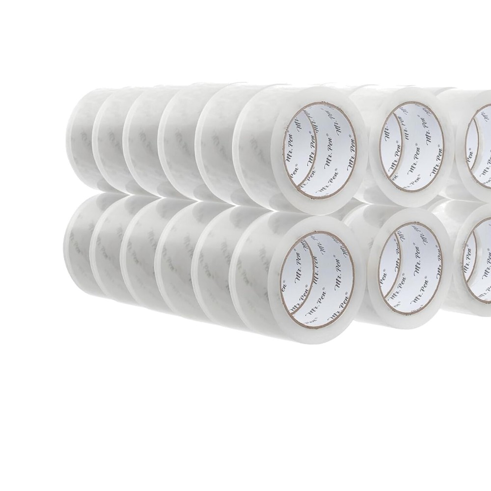 Bulk Clear Packing Tape - 36 Heavy-Duty Rolls, 2” Wide, Perfect for Shipping
