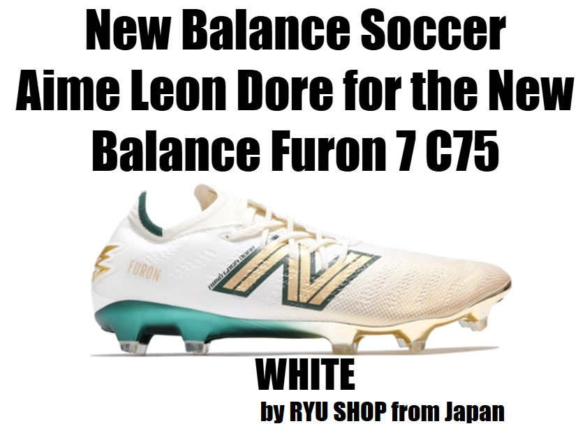 Soccer Cleats Aime Leon Dore for the New Balance Furon 7 C7 SF1FC75 D WHITE