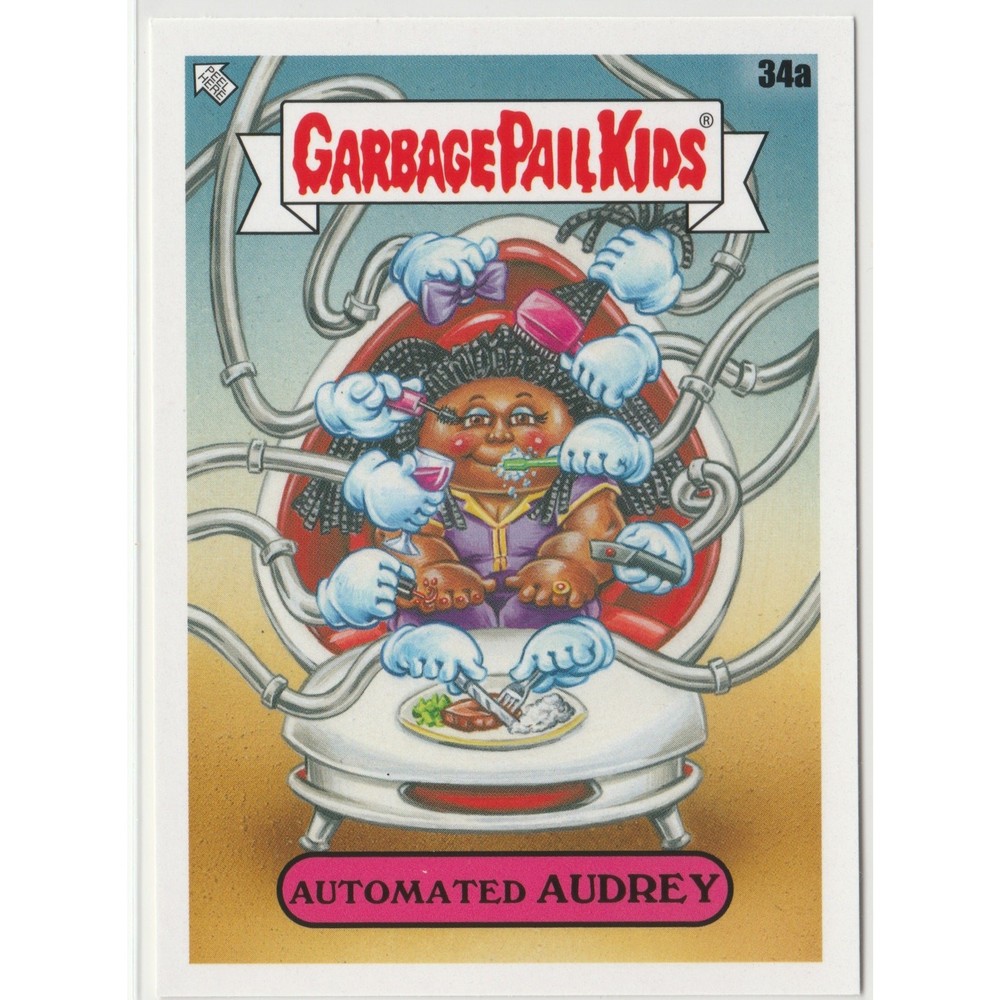 Automated Audrey 34a Garbage Pail Kids GPK 2020 35th Anniversary Series Card  