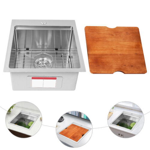 Stainless Steel Kitchen Sink Workstation with Cutting Board