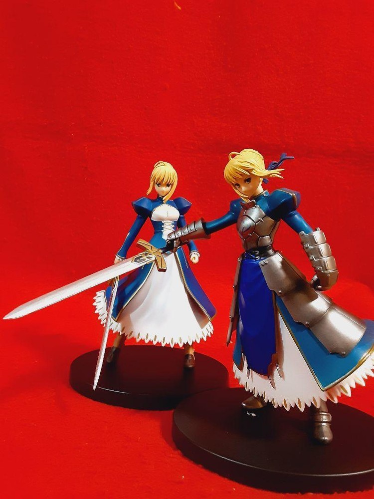 Fate Series Figure lot of 2 Saber Size Height about 15-16cm Game character