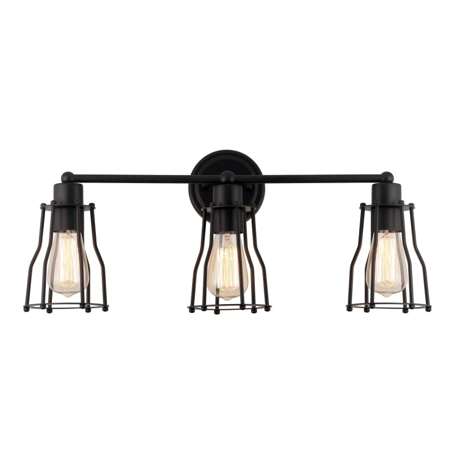 Jonathan Y Evelyn 3-Light 24-Inch Bronze Vanity Lighting