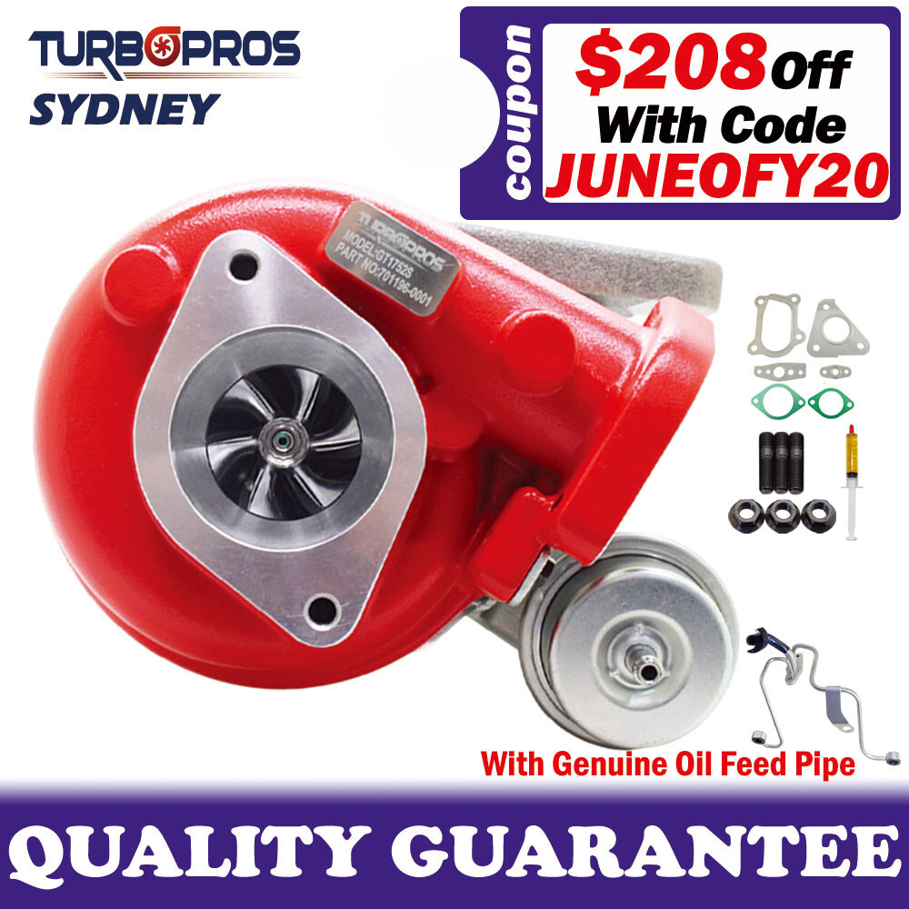 GEN1 High Flow Turbo & Oil Feed Pipe Kit for Nissan Patrol GU RD28 2.8L Engine Upgrade