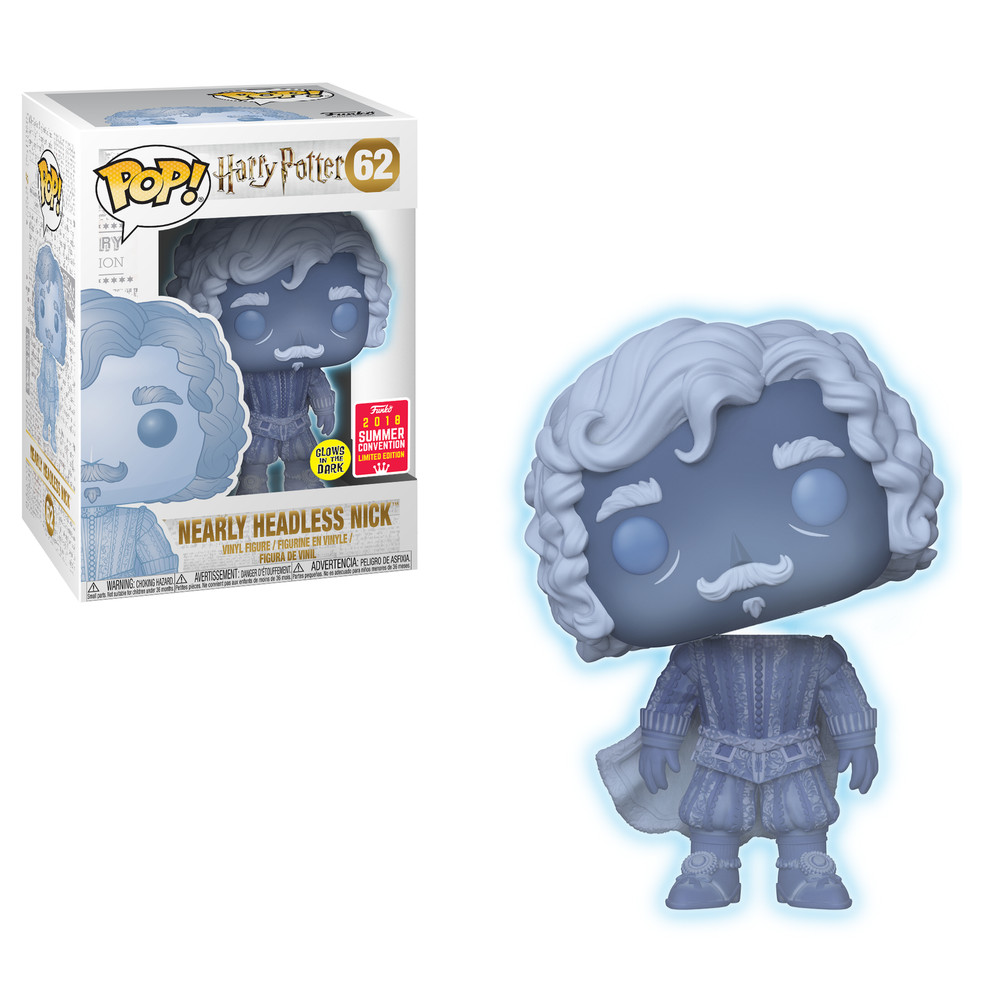 Funko Pop! Vinyl: Harry Potter - Nearly Headless Nick (Glow in the Dark) -...