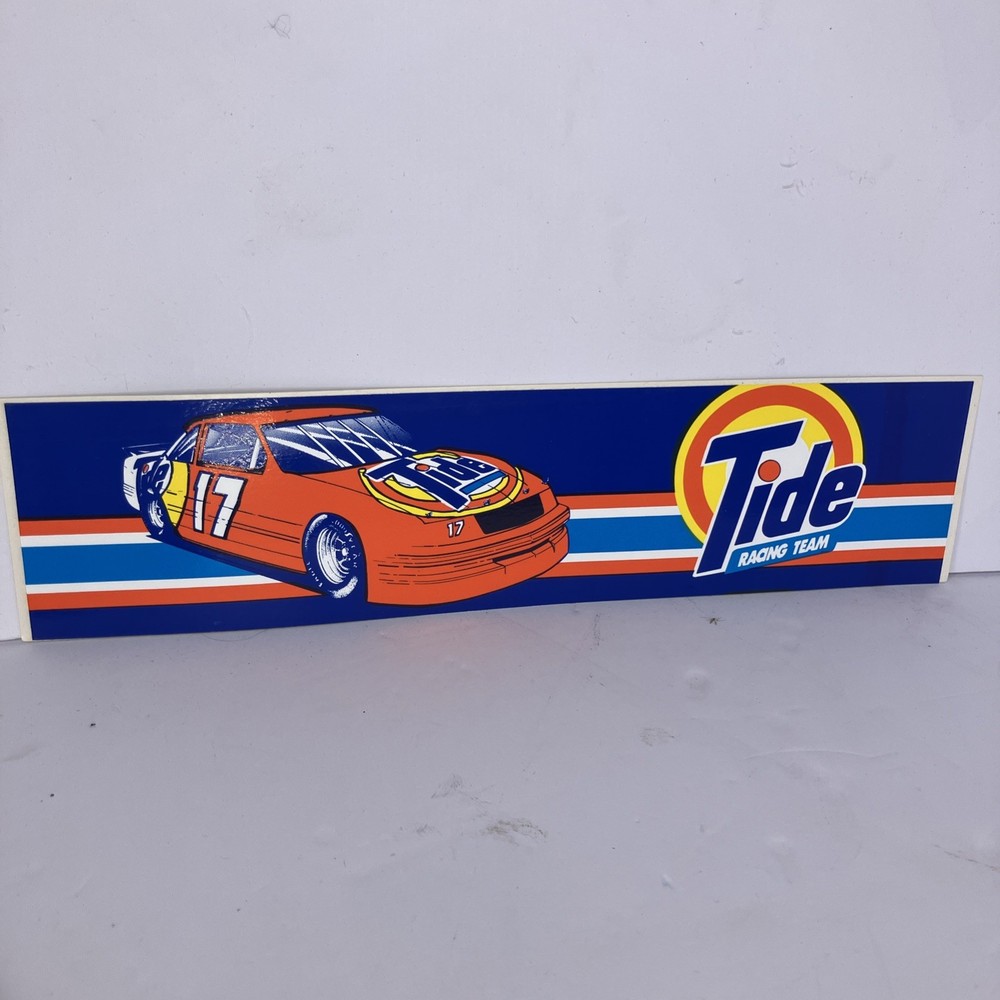 Vintage Darrell Waltrip #17 NASCAR Bumper Sticker Decal