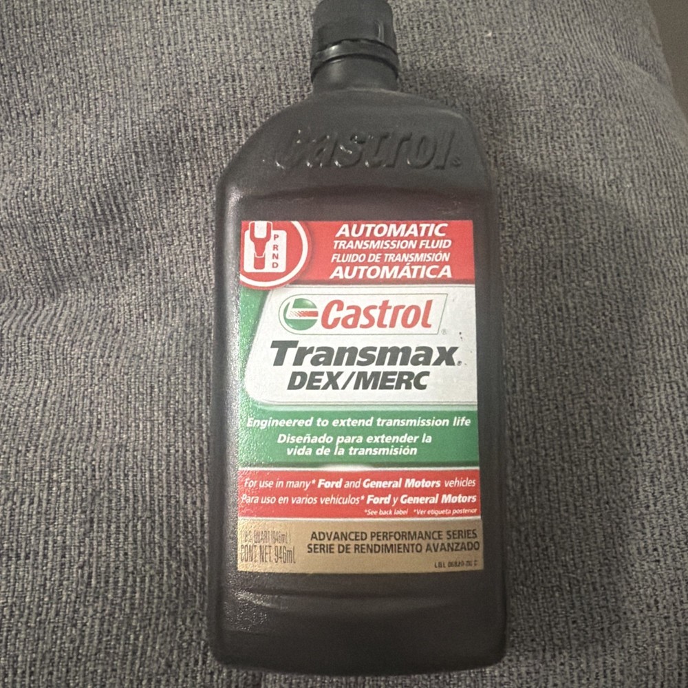 Castrol Transmax DEX/MERC ATF Automatic Transmission Fluid Quart Bottle