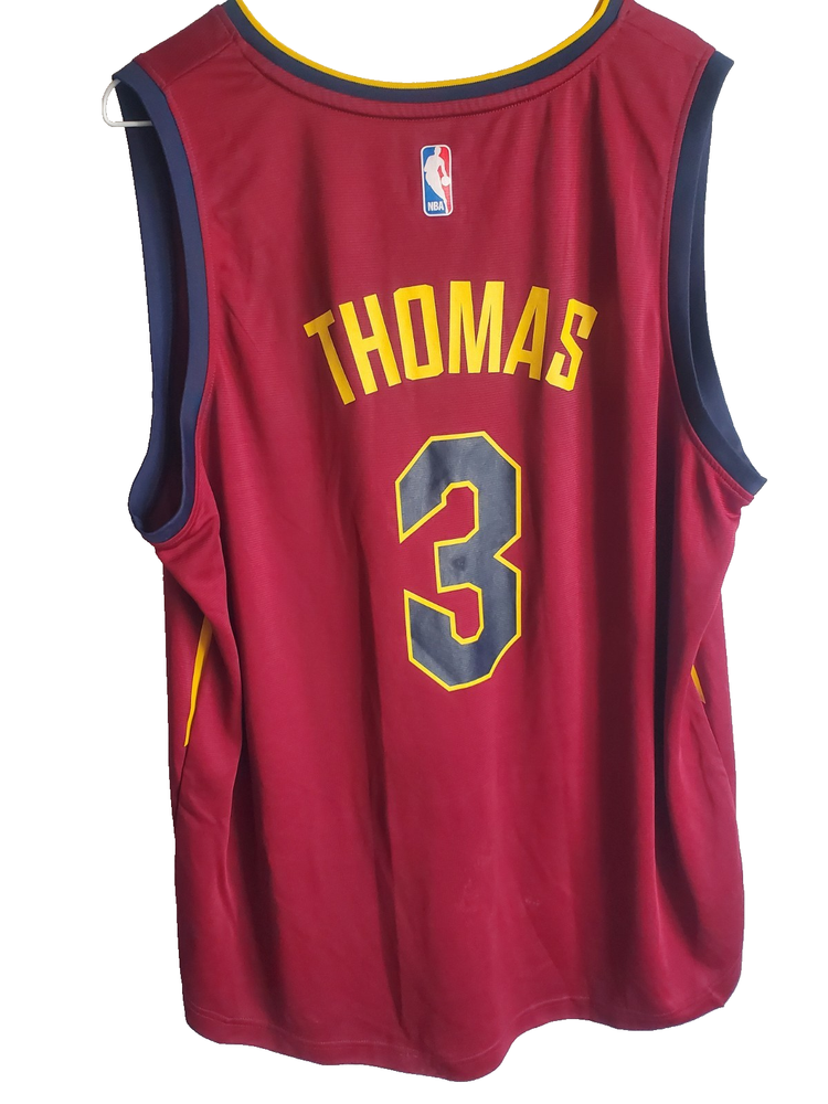 Cleveland Cavaliers ISAIAH THOMAS #3 NBA Jersey Men's XL Velvet Yellow