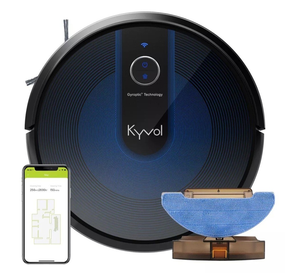 Kyvol E31 Robot Vacuum, Sweeping & Mopping Robot Vacuum Cleaner Smart Navigation