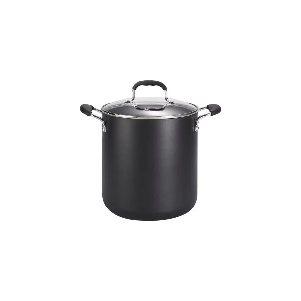 T-fal 12qt  Stock Pot w Lid Simply Cook Nonstick Cookware Oven Broiler Safe 350F