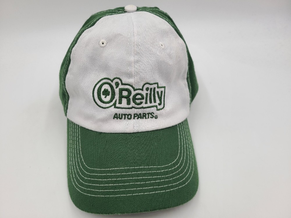 O'Reilly Auto Parts Adjustable Hat Cap Car Truck Dad Mom Men Women Green White