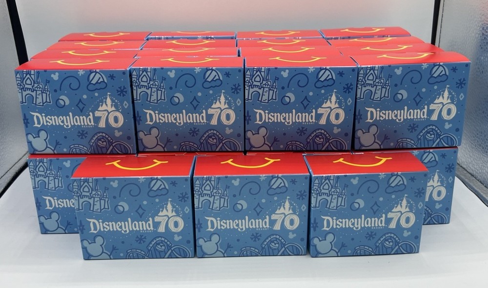McDonald’s Disney 70th Anniversary Collectibles Complete SET W/new/unused Box