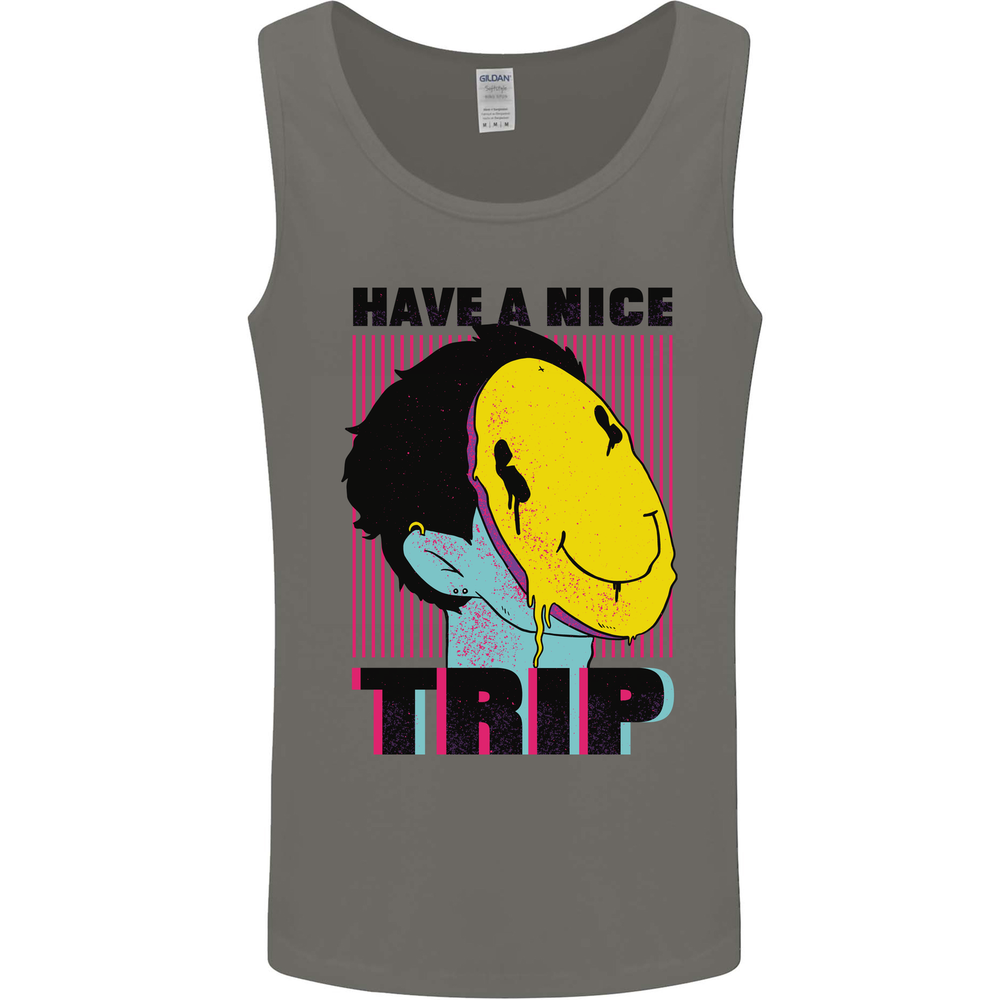 Acid Have a Nice Trip LSD Trippy Mens Vest Tank Top