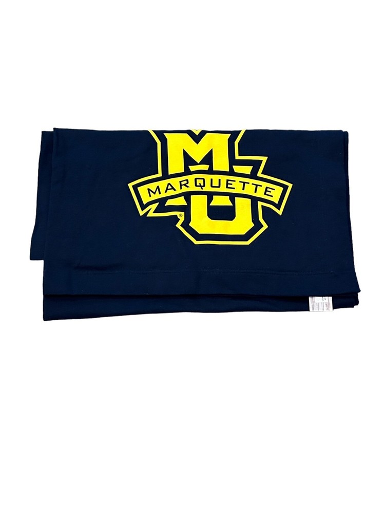 Freedom Wear Co Marquette Golden Eagles Navy Yellow 50x54 Stadium Blanket