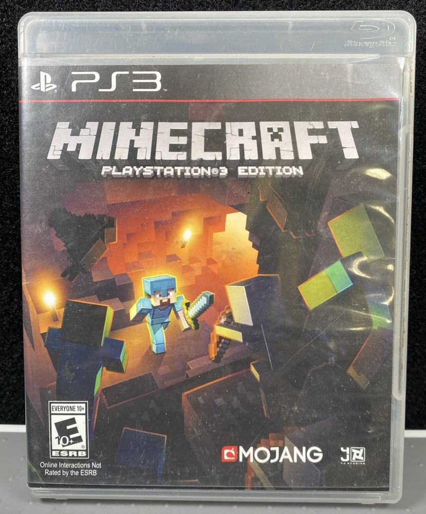 Minecraft PlayStation 3 Edition PS3 (Sony PlayStation 3, 2014) With Manual