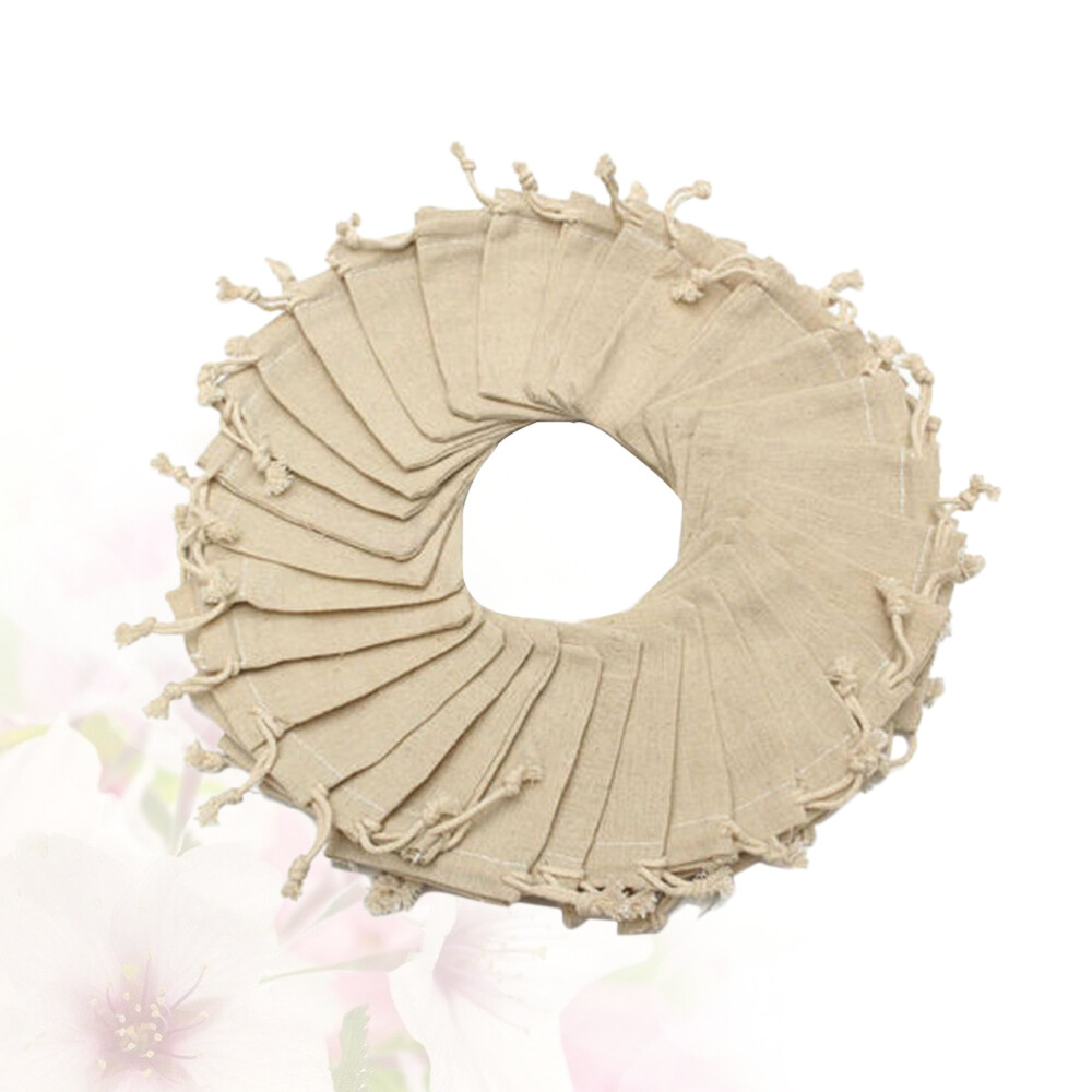 50-Piece Reusable Cloth Gift Pouches for Birthday Party Favors