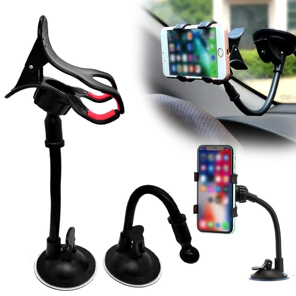 360 Rotate Sucker Car Phone Holder Flexible Mount Stand Mobile Support Hot T7N7