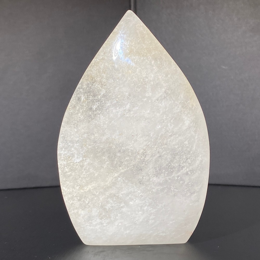 218g RARE Clear Tower Point Crystal White Crystal Obelisk Healing Crystal Home