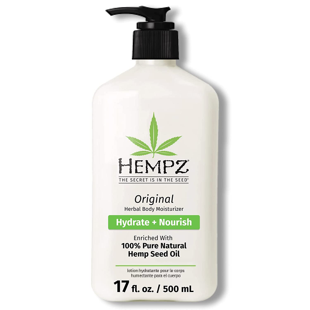 Hempz Original, Natural Hemp Seed Oil Body Moisturizer with Shea Butter and Gins