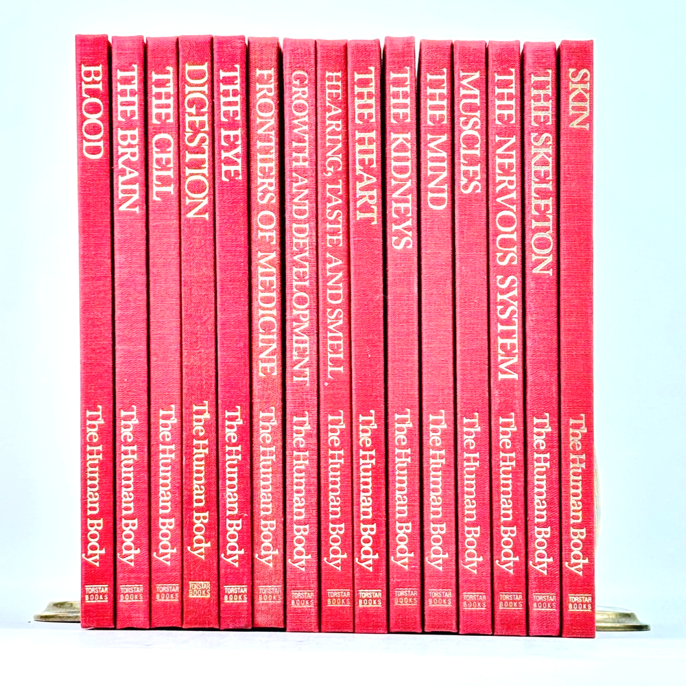 The Human Body 1985 - Set of 15 - Torstar Books - Hardcover