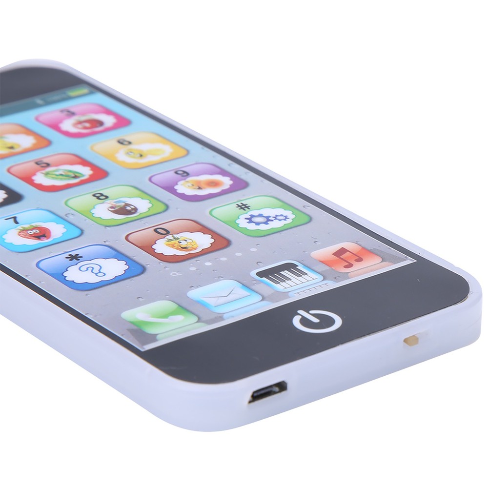 Black Poiy Kids Educational Learning Toy Phone with USB