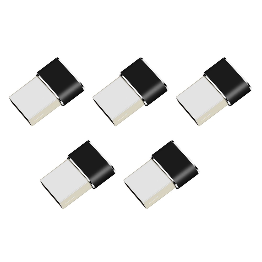 5Pcs Portable Type-C Female to USB Male Cable Adapter Connecter Converter C
