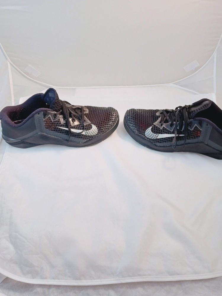 Nike Metcon 6 Mens 10 Triple Black CrossFit Sneakers Training Shoes CK9388-001