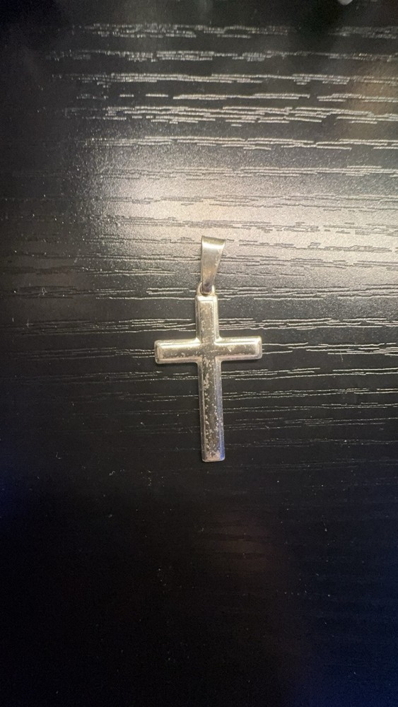 925 Sterling Silver Cross pendant 1.2” Without Clip\ 1.5” With Clip