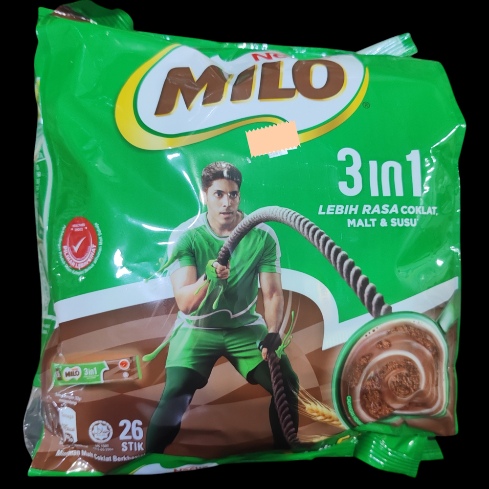 DRINK ENERGY TASTE CHOCLATE NESTLE MILO, ALL THE TIME DELACTABLE, 1 SET IN 2 PCK