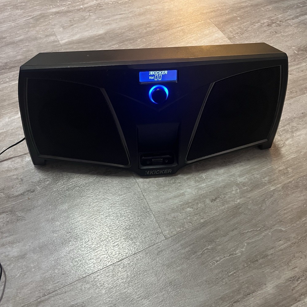 KICKER IK500 Digital Stereo Speaker Docking Station for Apple iPod