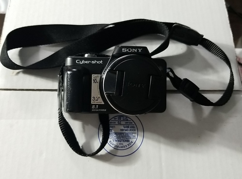 Sony Cyber-shot DSC-H10 8.1MP Digital Camera - Black