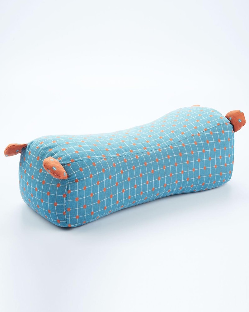 Buckwheat Neck Roll Pillow for Sleeping, Cylinder Pillows Buckwheat Hull Pill...