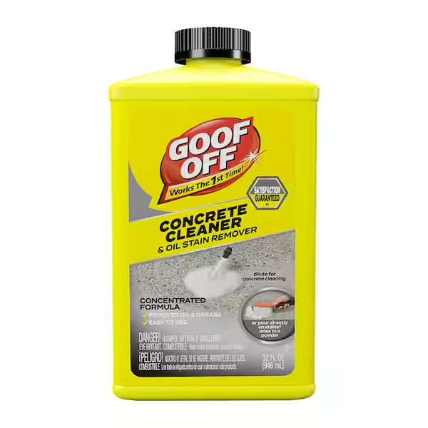 Goof Off 32 Oz. Concrete Cleaner and Oil Stain Remover