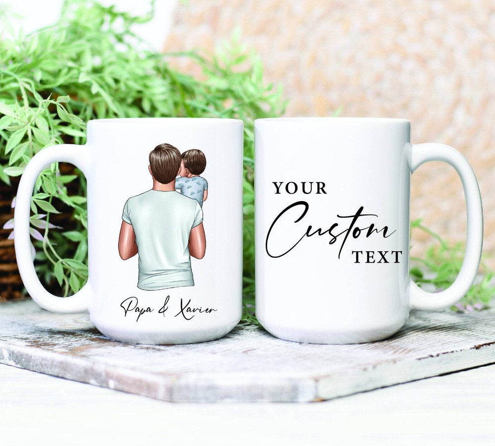 Personalized Fathers Day Mug For Dad Custom Gifts For Grandpa Gifts For Dads New
