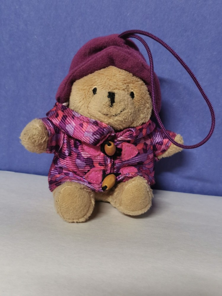 2010 Paddington Bear Mini Plush Toy Paris France World Travel Series 3.5