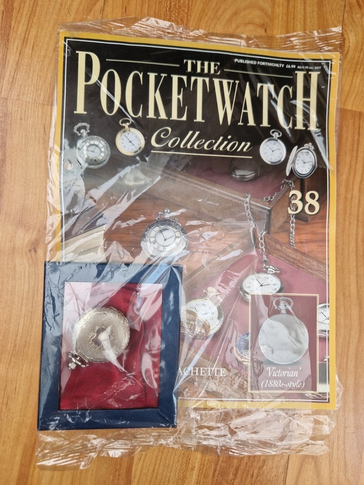 HACHETTE CLASSIC POCKET WATCH COLLECTION - VICTORIAN 1880S STYLE WATCH #38 + MAG