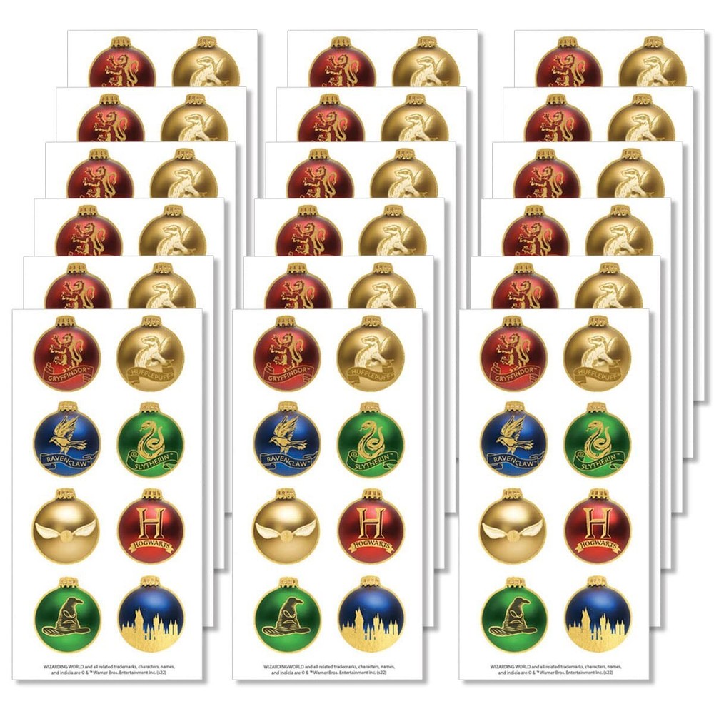 Harry Potter Christmas Houses Sticker Sheets Multipack (Pack of 18 Sheets)