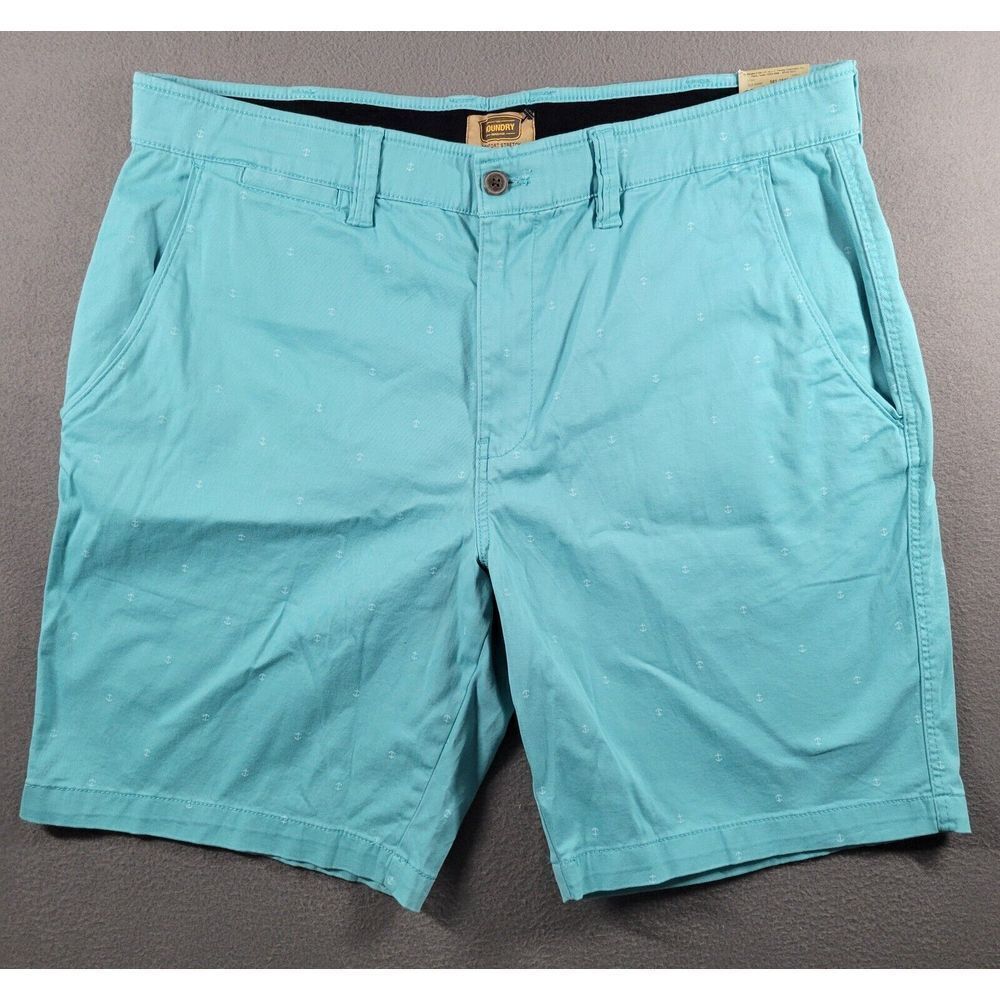Foundry Shorts Mens 44 Blue Comfort Stretch Everyday Casual Anchor NEW