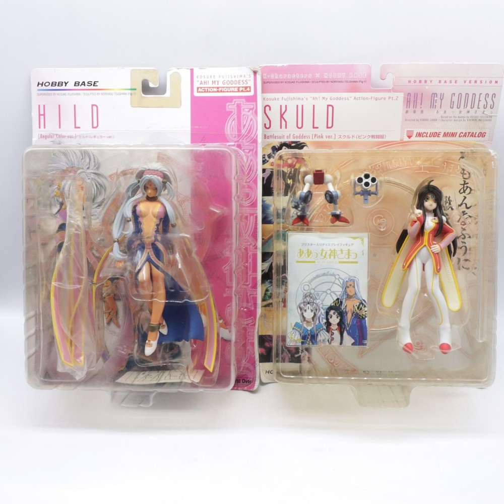 Ah! My Goddess Action Figure Lot Of 2 Hild & Skuld Anime Manga Vintage