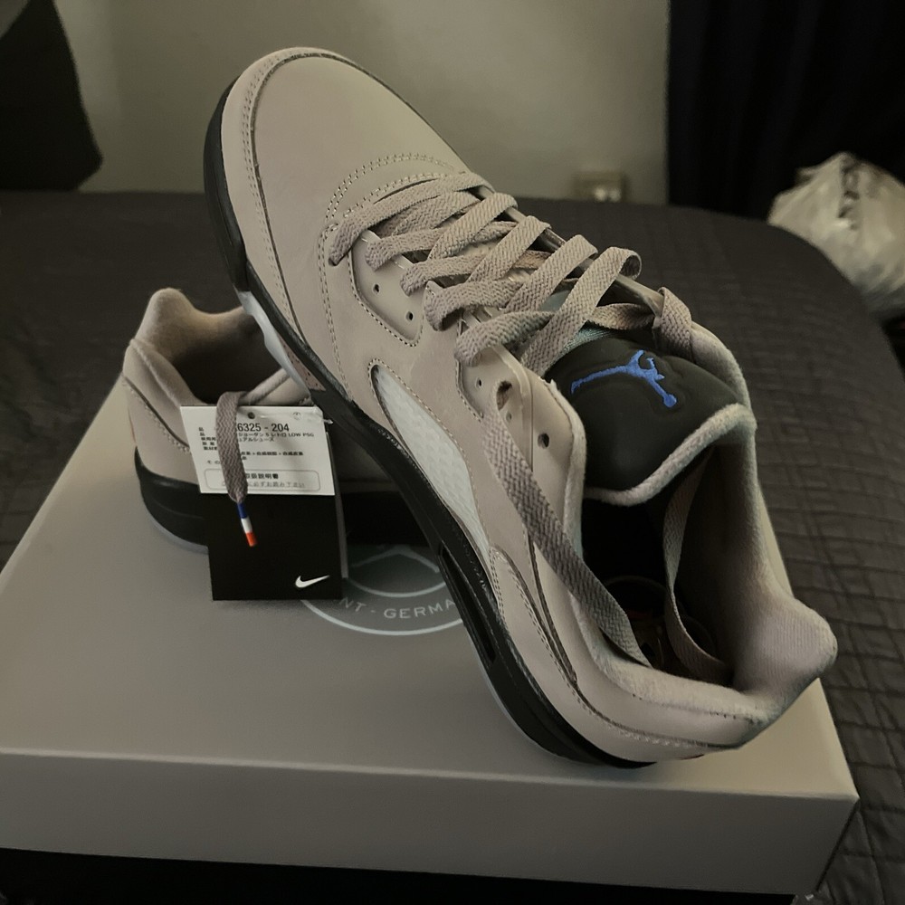 Size 8.5 Paris Saint-Germain x Air Jordan 5 Retro Low Paname DX6325 204 - New